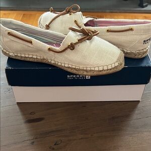 Sperry Women's Tan Espadrille Loafers